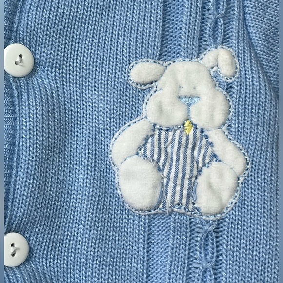 Bright Future blue sweater insulated suit romper  - 6/9 mos - Picture 2 of 6